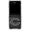 NFL Chicago Bears Black & White Galaxy Z Flip6 Clear Case